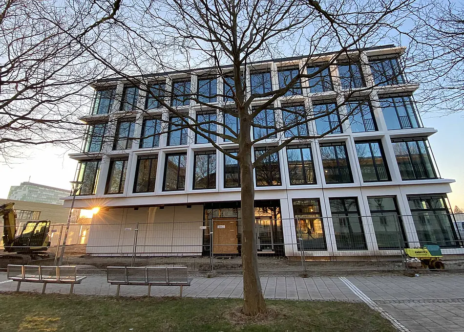 Research Building "World Relations" Front View