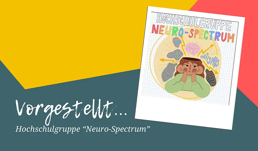 Featurebild mit Key Visual der Hochschulgruppe "Neuro-Spectrum"