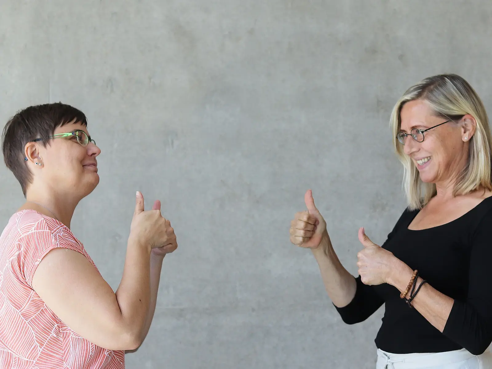 2 Frauen sprechen Gebärdensprache