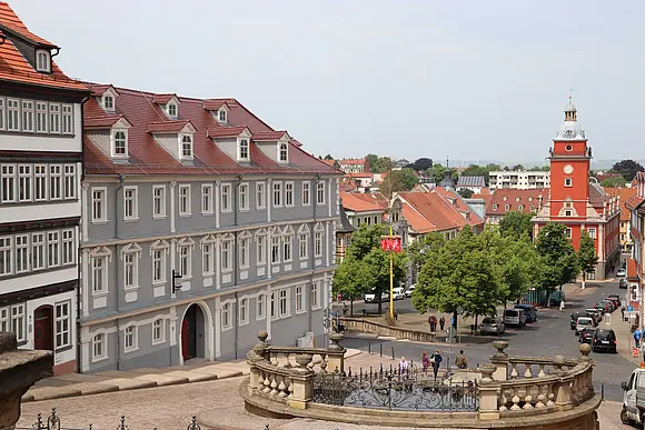 view of the research centre on Gotha's Schloßberg