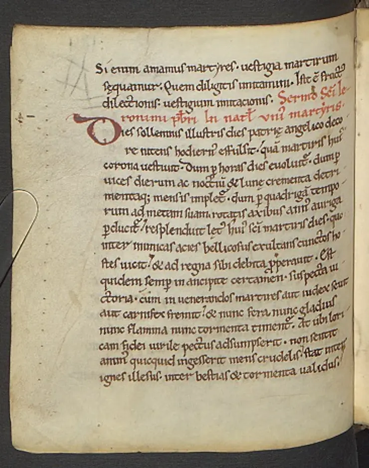 Mittelalterliche Handschrift F. 185v