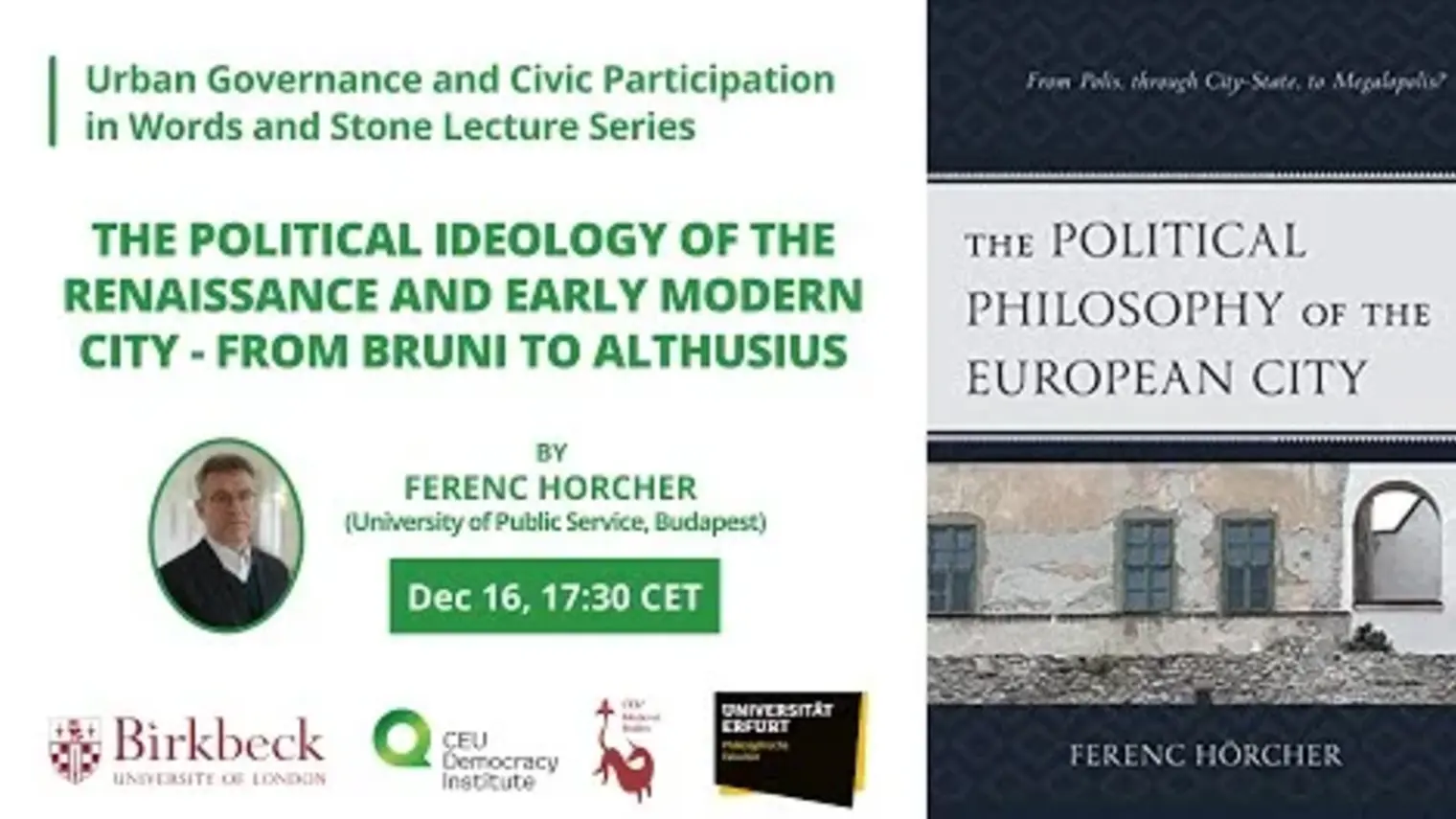 Title page of presentation 