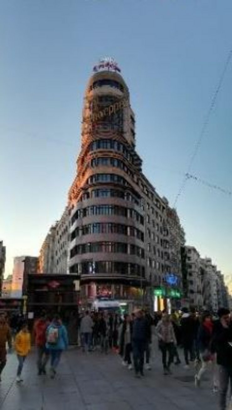 Eine Gebäude in Madrid