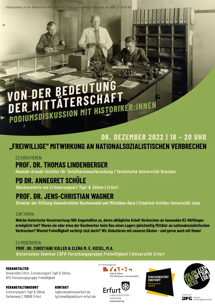Poster Podiumsdiskussion Dezember