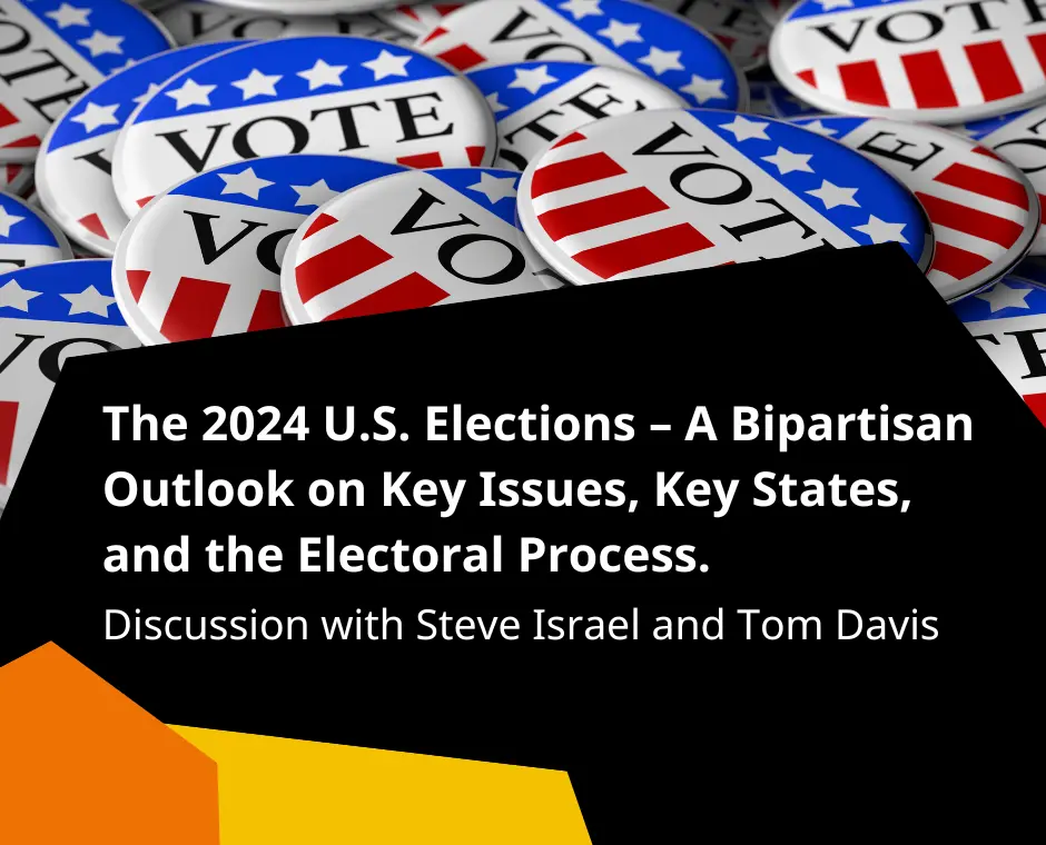 Beitragsbild zur Diskussionsveranstaltung zur US-Wahl 2024