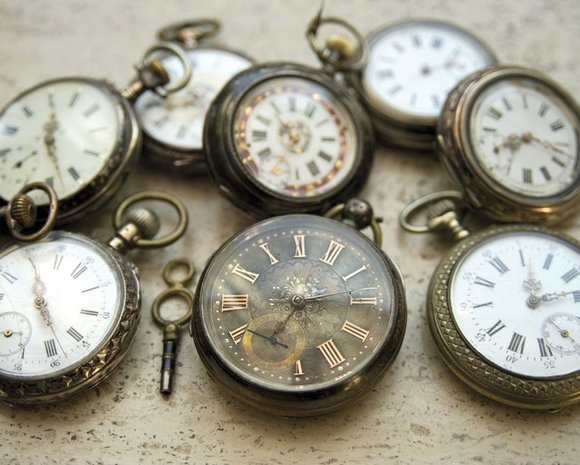 Sammlung antiker Uhren