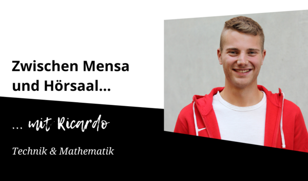 Zwischen Mensa und Hörsaal: Ricardo studiert Technik an der Uni Erfurt.