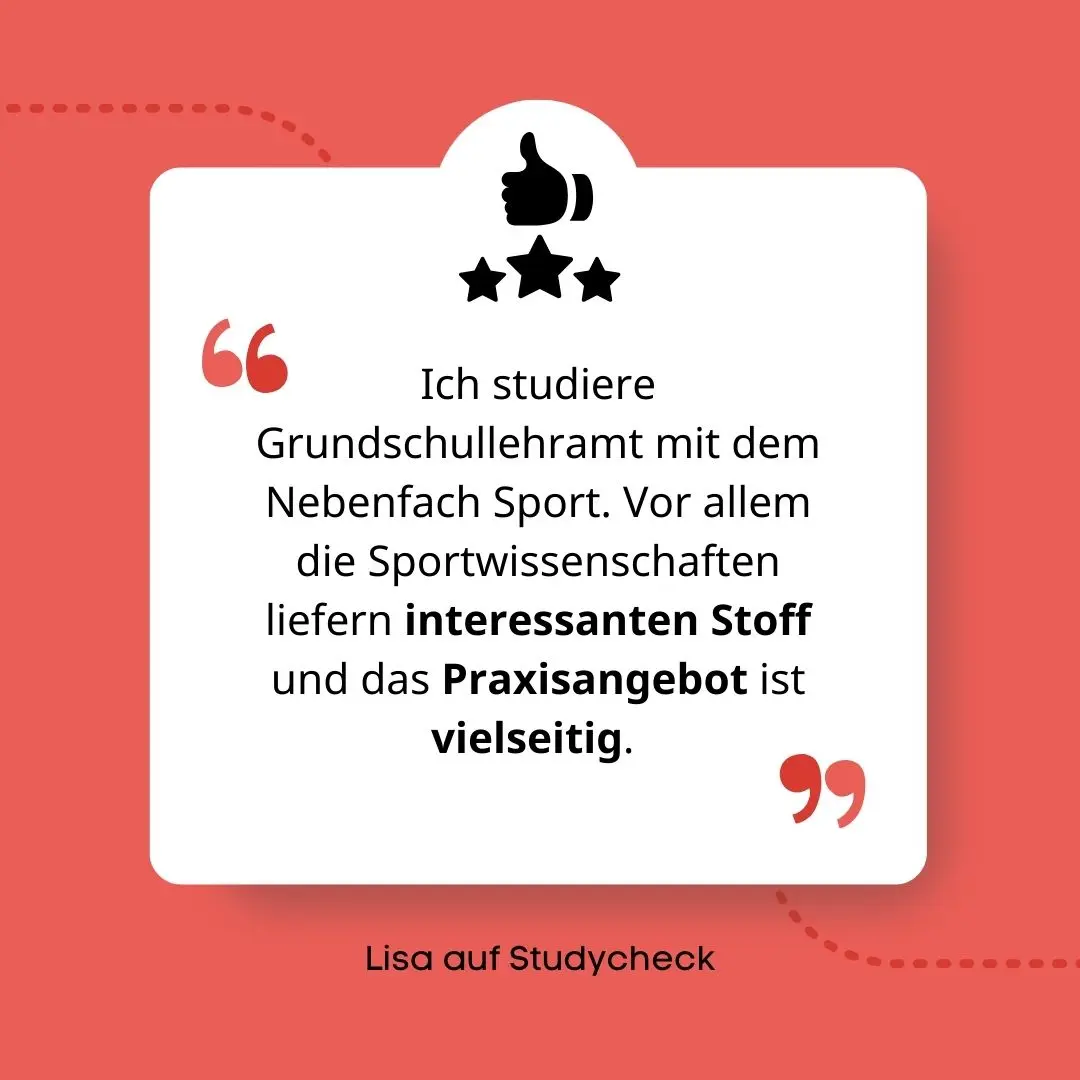 Bewertung Bachelor Sport- und Bewegungspädagogik Uni Erfurt