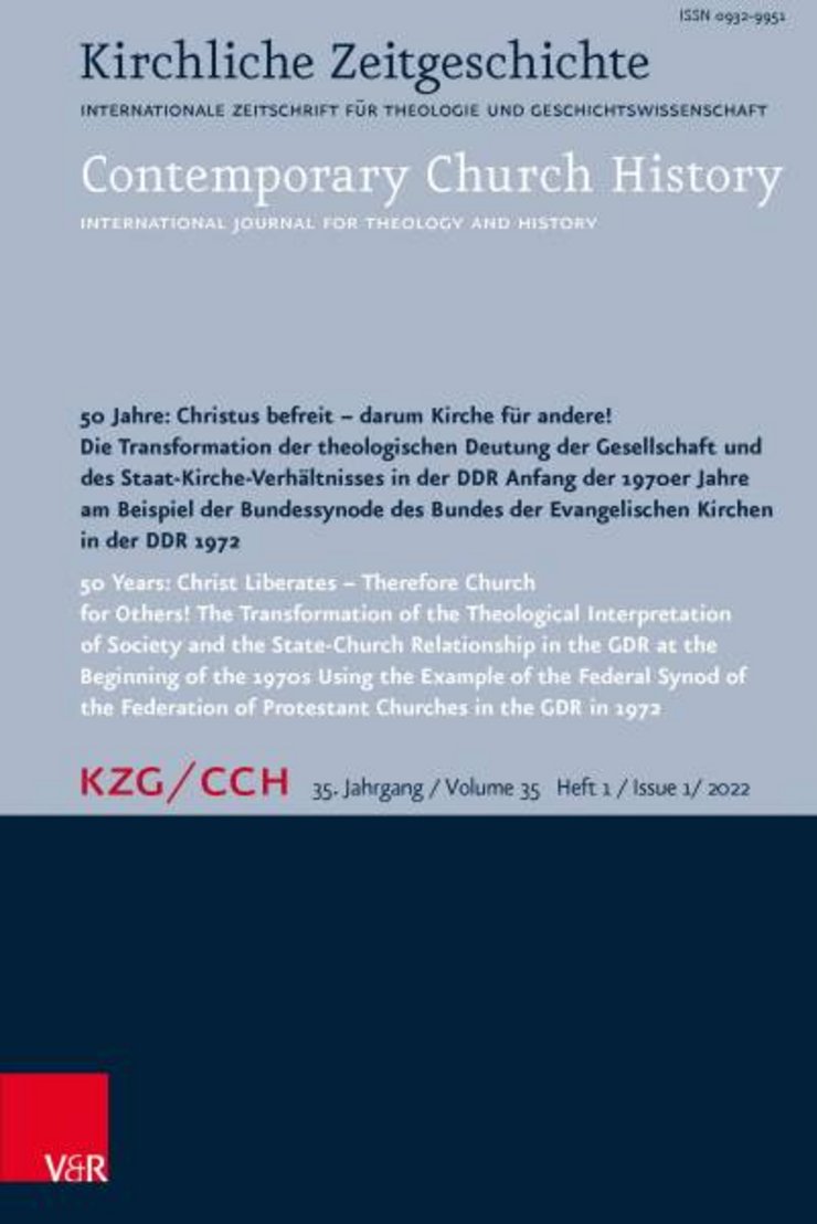 Cover Kirchliche Zeitgeschichte
