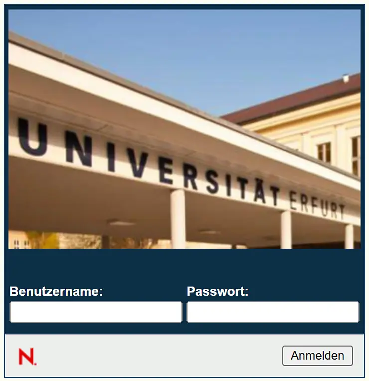 Registrierung zum Drucken, PC in der UB Erfurt