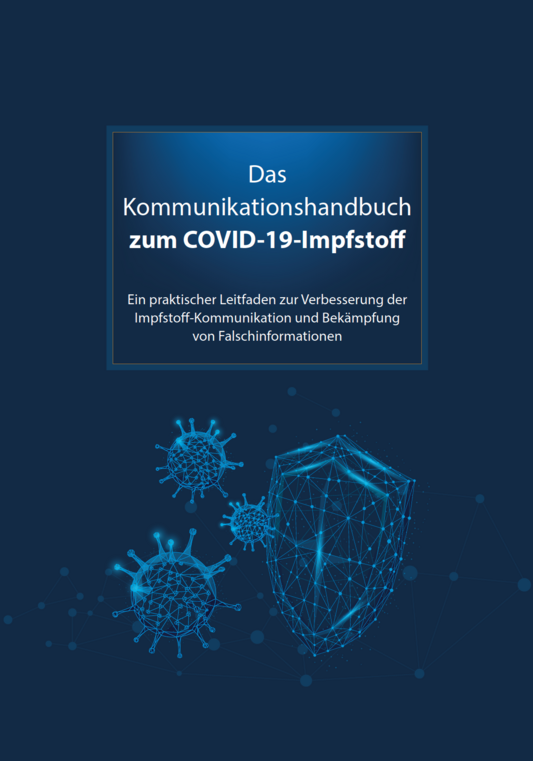 Cover Das Kommunikationshandbuch zum COVID19-Impfstoff