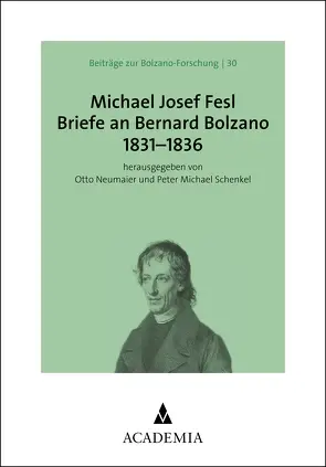 Cover Michael Josef Fesl: Briefe an Bernard Bolzano 1831-1836