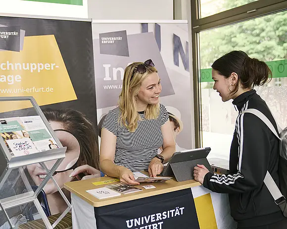 Schnuppertage Uni Erfurt