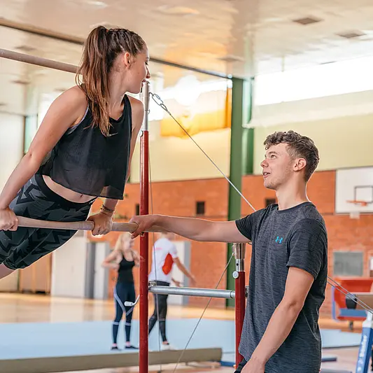 Sportstudierende an der Universität Erfurt