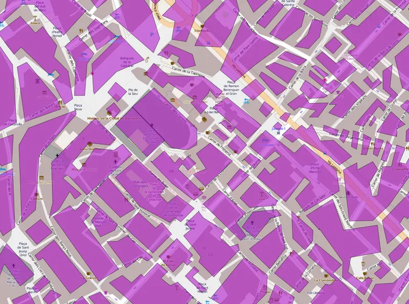 Abbildung 5: Renart-Digitalisat auf der Google-Streetmaps Oberfläche – Detailansicht