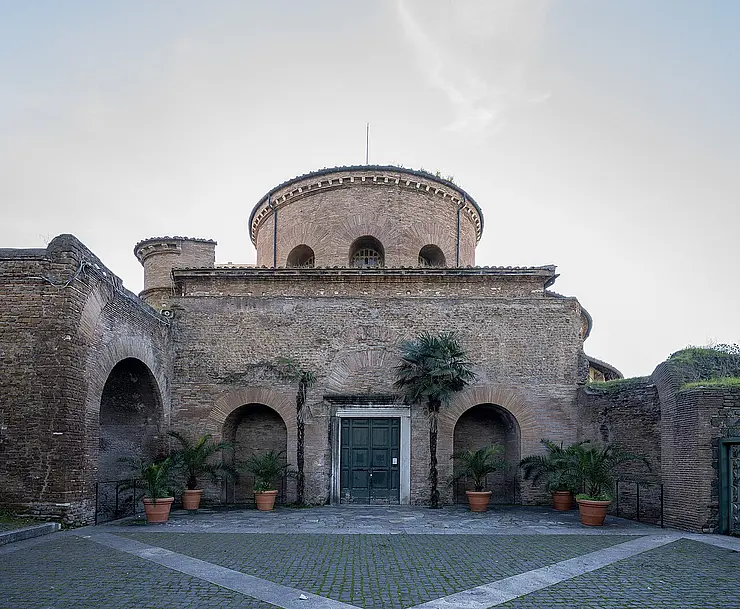 The Mausoleum of Constantina on the Via Nomentana in Rome, now S. Costanza
