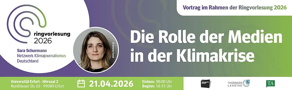 Webbanner Ringvorlesung Sara Schurmann