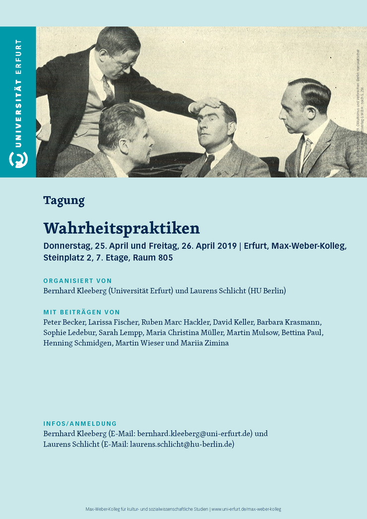 Poster Wahrheitstechniken (April 2019)