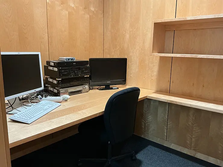 Carrels in the PC room