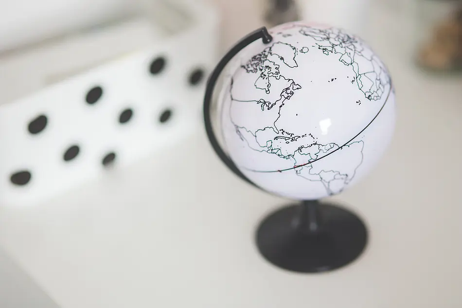 white globe
