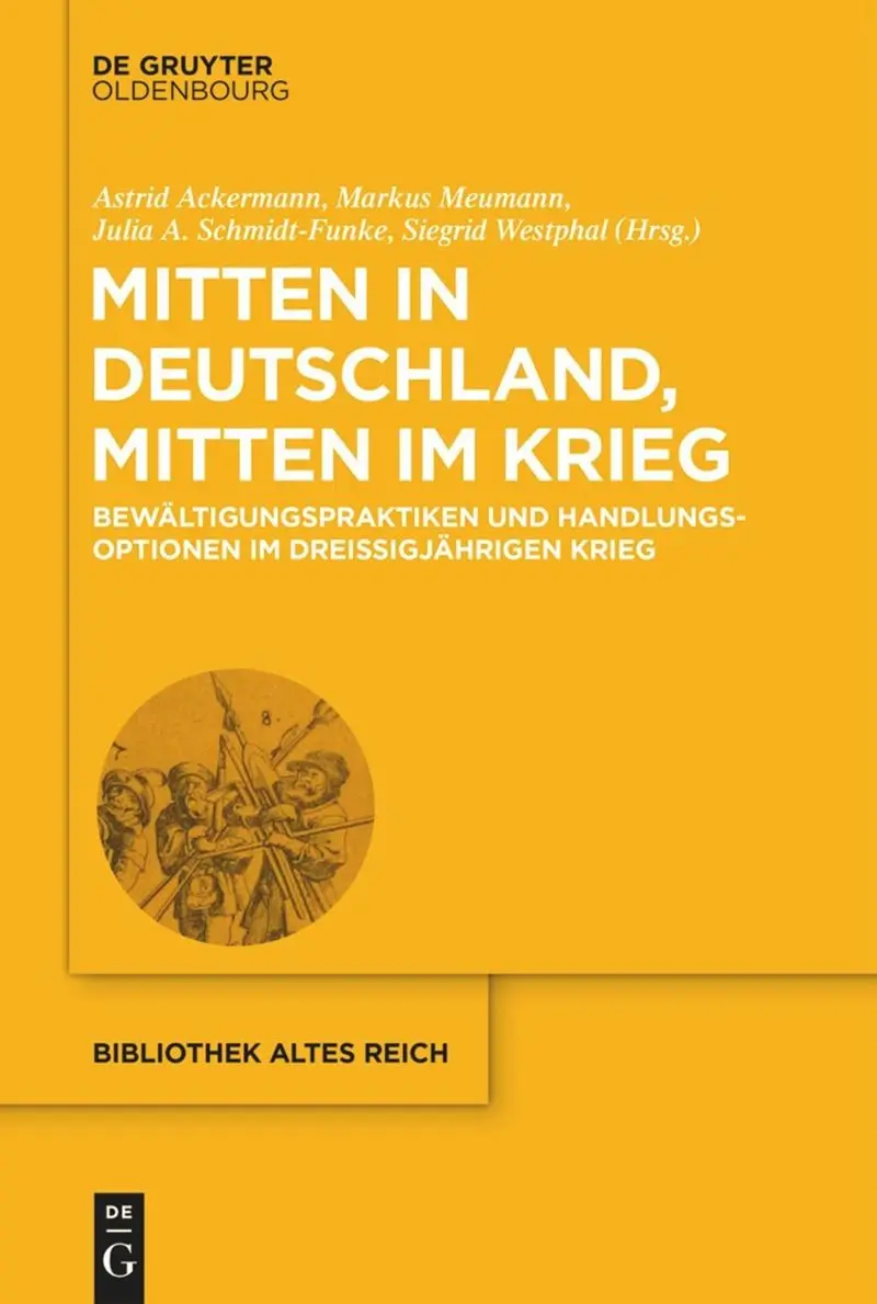 Book cover of the bibliography Mitten in Deutschland, mitten im Krieg