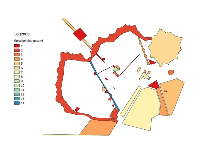 Verteilung innerhalb der Stadtmauern (Abb. 4)