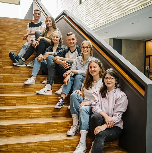 Studierende in der Gruppe Uni Erfurt