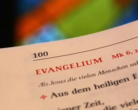 Eine aufgeschlagene Bibel, Katholisch-Theologische Fakultät, Universität Erfurt