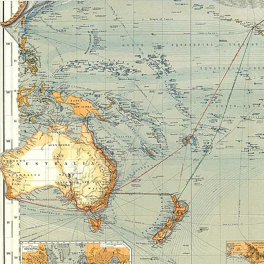 Karte Chart of the World