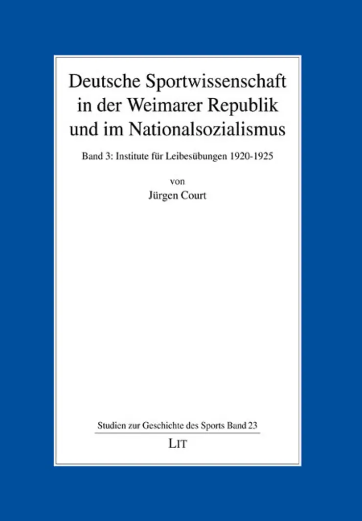 Buchcover Deutsche Sportwissenschaft