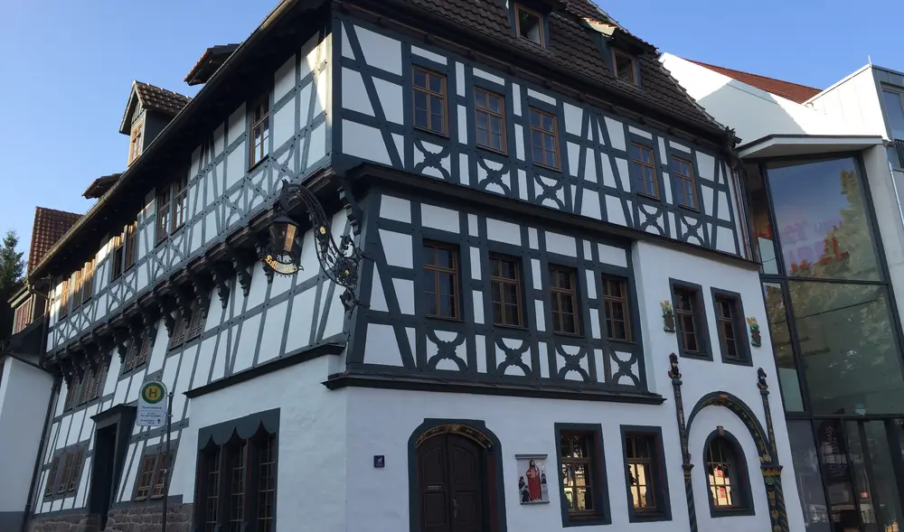 Blick auf das Lutherhaus in Eisenach