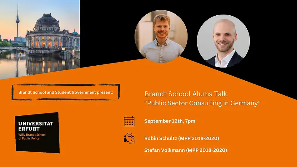 Flyer Brandt School Alumn Talks