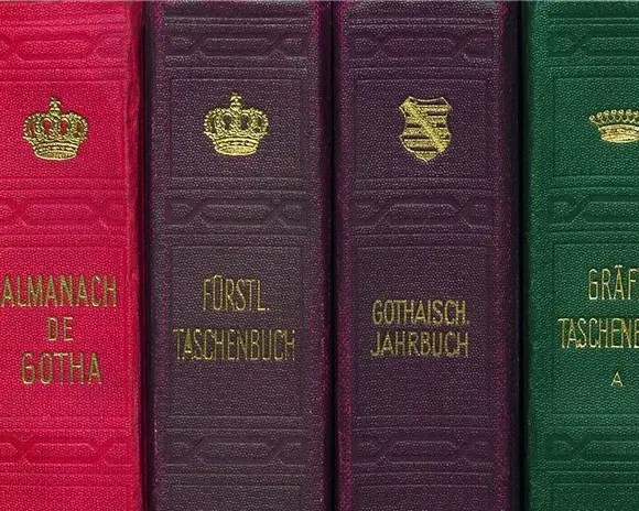 Gothaischer Hofkalender Buchrücken
