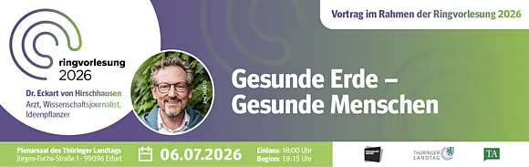 Webbanner Ringvorlesung Eckart von Hirschhausen