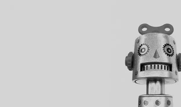 Kopf eines Roboters (Symbolbild Digitalisierung und Künstliche Intelligenz)