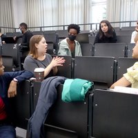 students in the diversity workshop