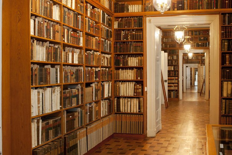 Büchergang in der Forschungsbibliothek Gotha der Universität Erfurt