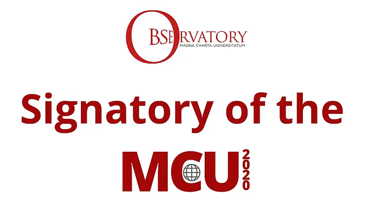 Logo „Magna Charta Universitatum“