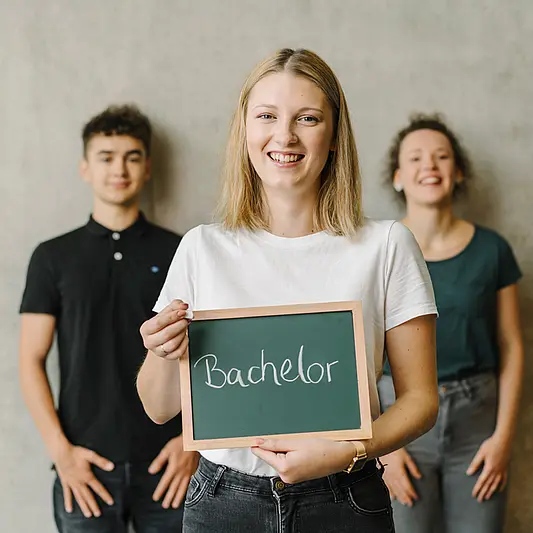 Students with a Bachelor's degree