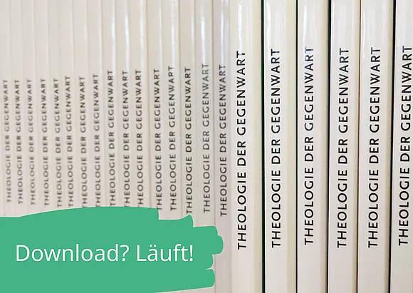 spine of the journal "Theologie der Gegenwart"