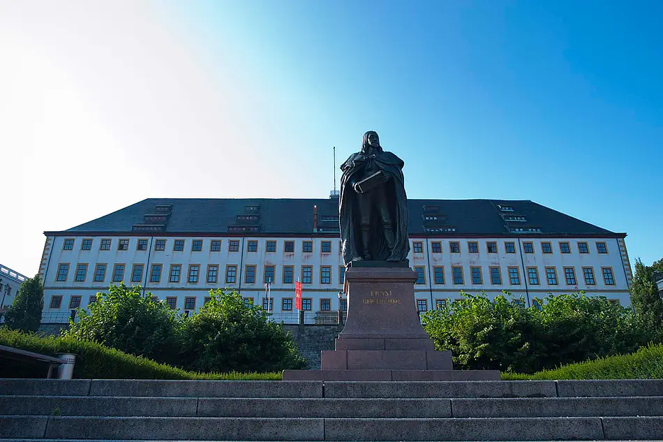 Außenansicht der Forschungsbibliothek Gotha der Universität Erfurt