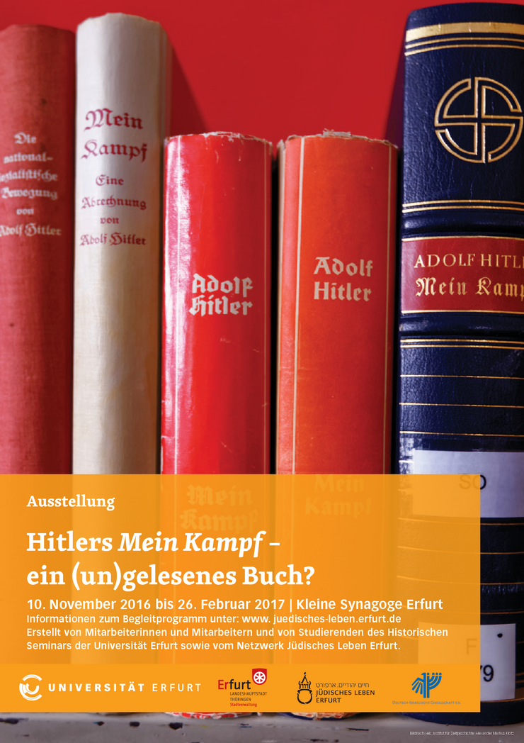 Plakat Ausstellung Mein Kampf 2016