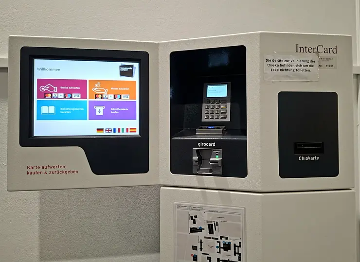 Aufwerter UB Erfurt, Bezahlautomat
