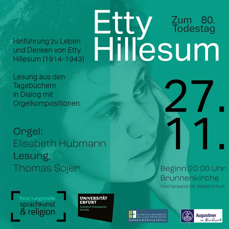 Plakat Etty Hillesum
