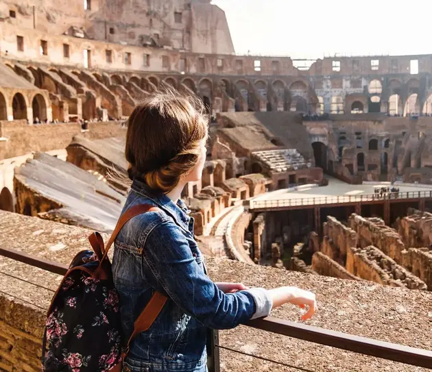 Geschichte Studentin in Rom