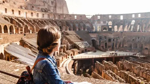 Geschichte Studentin in Rom