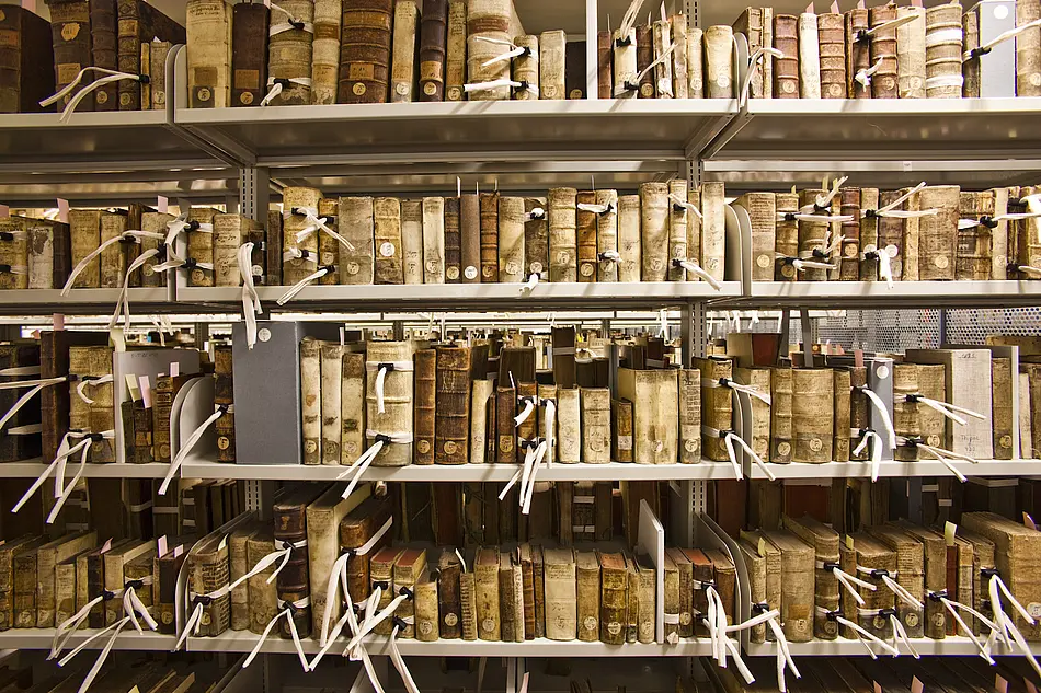 Alte Bücher in der Universitätsbibliothek Erfurt