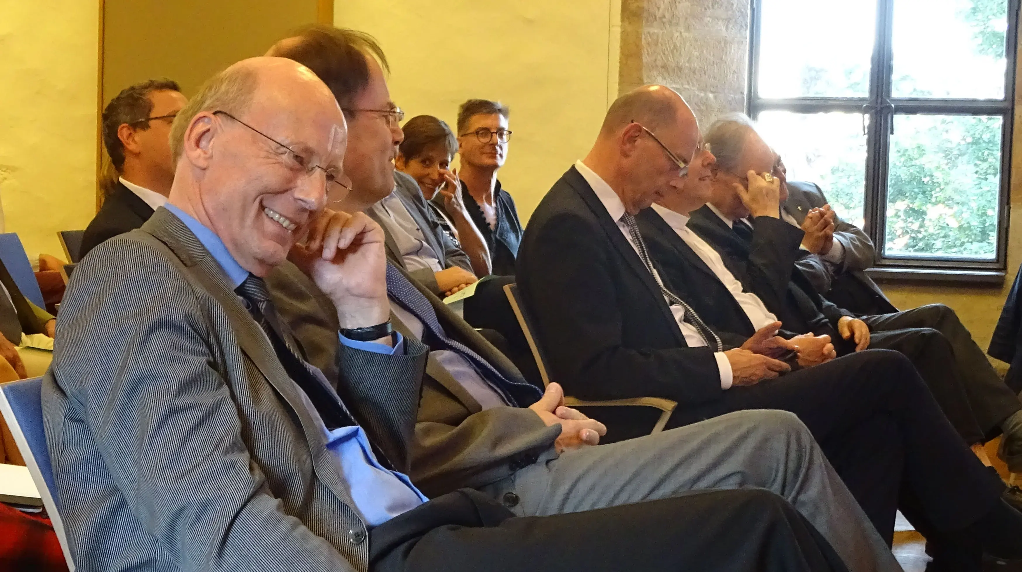 Blick in das Publikum während der Abschiedsvorlesung, darunter auch Prof. Dr. Eberhard Tiefensee