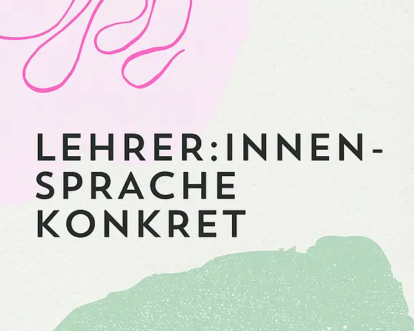 Logo zur youtube playlist Lehrer:innensprache konkret