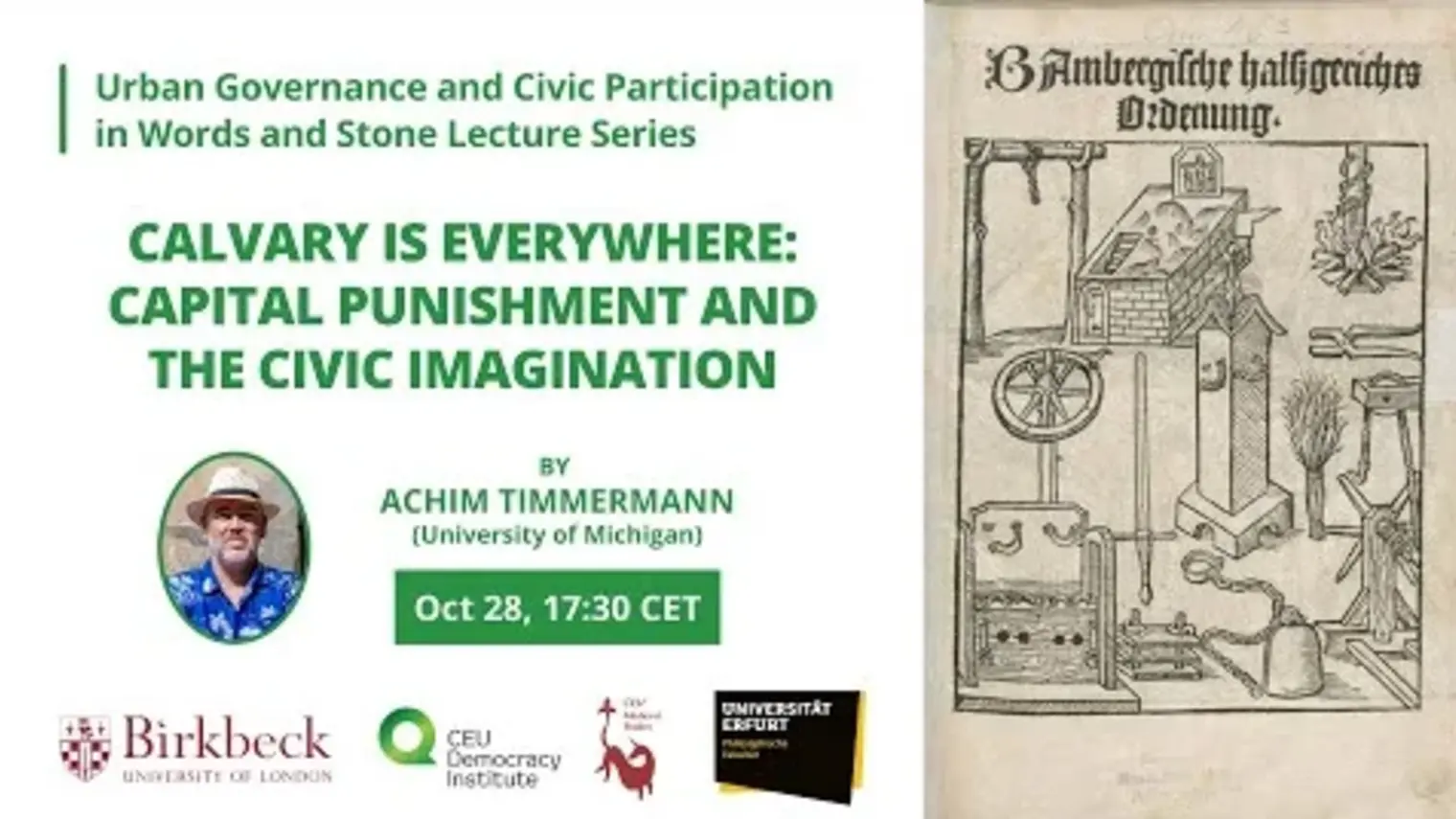 Title page of presentation 